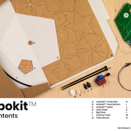 oribokit robotic origami kit